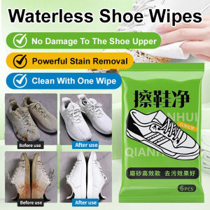 💥[No Water Wash] Sneaker Cleaning Wipes/White Shoe Cleaner/Footwear Care Wipes [Instant Clean] Cleans White Shoes Without Water Removes Stains Easily For Travel And Daily Use (Malay: Kasut Putih)
