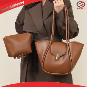 Women Simple Tote Handbag for Women Women Fashion Shoulder Bag PU Leather Simple Tote Handbag for Working Travelling Shopping