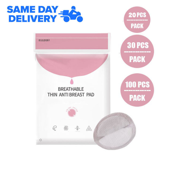 1box/100pcs Ultra-Thin Disposable Anti-Overflow Breast Pad, Breastfeeding  Pad For Milk Leak-Proof, Nursing Accessories