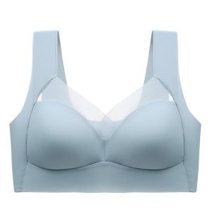 CAPIN Plus Size Bra For Woman Tube Top Push Up Seamless Bra Back Wireless Sports Underwear