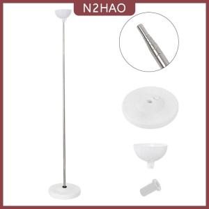 N2HAO Bóng cột đứng kit có thể điều chỉnh bóng cột kit kim loại kính thiên văn trụ cột bóng đứng bữa tiệc sinh nhật Tốt nghiệp weddi