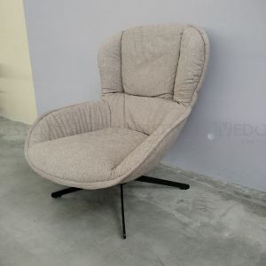 Vedourstyle Premium 360° Relaxing chair / Linen Fabric Relax Chair /1 Seater Sofa Chair /Heavy Duty Comfort Lazy Chair