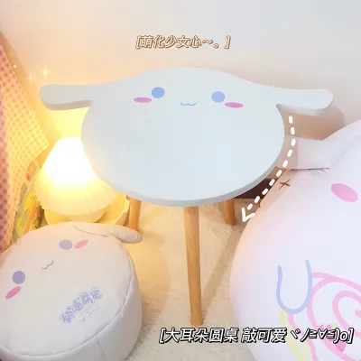 Sofa Side Table Living Room Corner Table Childrens Bedroom Bedside Table Balcony Cartoon Small Round Table Tea Table
