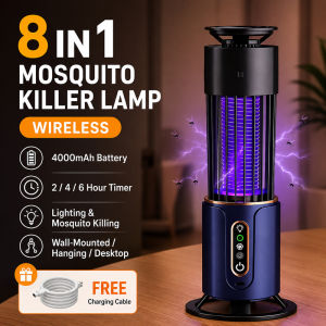 Helens 8-in-1 Mosquito Repellent Lamp-USB Portable Silent Insect Killer-Ultraviolet Mosquito Repellent Lamp