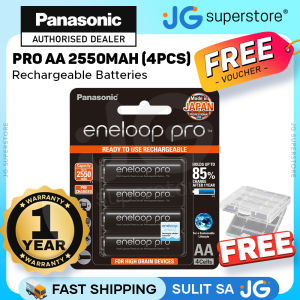 Panasonic Eneloop Pro BK 3HCCE 4BT AA Rechargeable Battery Pack of 4 (Black) | JG Superstore