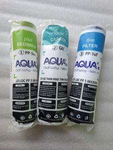 Combo 3 lõi lọc nước RO 123 lọc AQUA chính hãng tại TPHCM