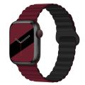 Dây Đeo Silicon Hai Màu Có Nam Châm Cho Apple Watch Seires 10 9 8 ultra 7 5 4 SE 49mm 41mm 45mm 44mm 40mm 46mm 42mm. 