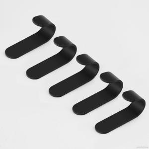 ICHINOVA 5pcs Heavy Duty Wall Hooks Waterproof Sticky Hooks For Hanging Bathroom Towel Keys Coat Bag