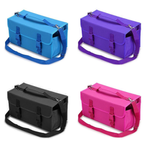 Marker Pen Case Holder for 120 Marker Organizers Multifunctional Zippers Storage Carrying Bag with Shoulder Strap Design