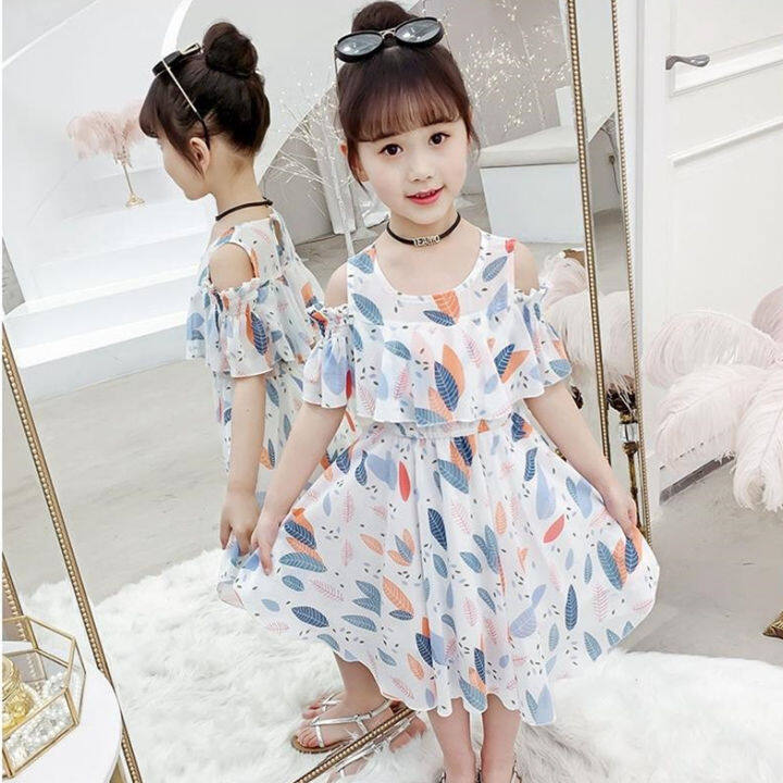 Opao Children's Fashion High Quality korean dress for kids girl casual ...