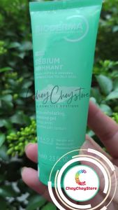 Gel Tẩy Tế Bào Chết Bioderma Sébium Gel Gommant 75ml  Làm sạch sâu thông thoáng lỗ chân lông cho da dầu mụn - ✔️ Giúp cải thiện tình trạng da sần sùi kém mịn màng  ✔️ Hỗ trợ hạn chế tình trạng bít tắc trên da dầu mụn  ✔️ Giúp da mềm mại mịn và sáng k