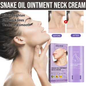 Snake Oil Ointment Neck Cream Stick Soothing And Moisturizing Snake Oil Neck Cream Anti-Wrinkle Skin Care Neck Treatment