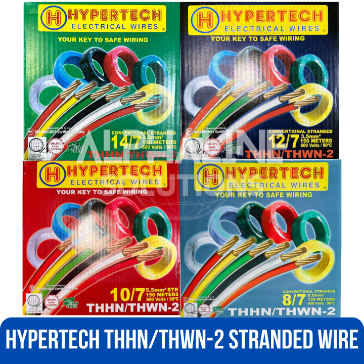 Hypertech THHN Stranded Wires - Pure Copper -150 meters | Lazada PH