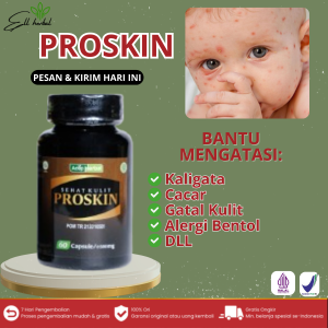 Obat Cacar Gatal Kaligata Alergi  Gatal Bintik Merah Ruam - Proskin Sehat Kulit 100%