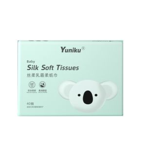 [SG STOCKS] Yuniku Brand 40 Pieces Disposable Portable Silk Cotton Tissue
