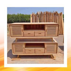 Buffet Tv / Meja Tv Kayu Jati Solid Model Krepyak