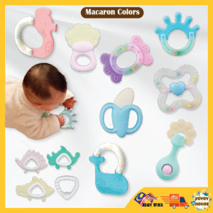 YOYOY Baby Toy Teether Early Learning Education Newborn Infant Rattle Mainan Bayi Gigitan yoyoy house