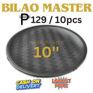 10pcs Plastic Bilao Size 10 Black