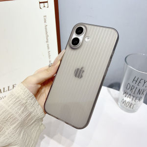 Matte Corrugated Soft Silicone Case For iPhone 17 Air 16 15 14 Plus 13 12 11 Pro Max Matte Translucent Cover Shockproof Shell
