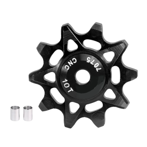 Aluminum Alloys Bike Chain Guide Pulleys Wide Compatibility for 10T 12T 14T 16T Mountain Bicycles Crankset