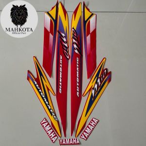 STRIPING STICKER LIS LES POLET yamaha mio 2003 2004 merah list body standar kualitas terbaik termurah