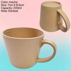 Coffee cup with handle shatter-resistant and heat-resistant drinking cup plastic water cup