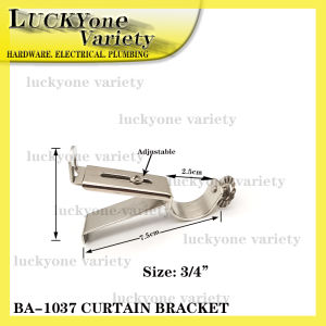 BA1037 Curtain Bracket 3/4 inch  1 inch  3/4x3/4 inch  1x3/4 inch  (per piece)