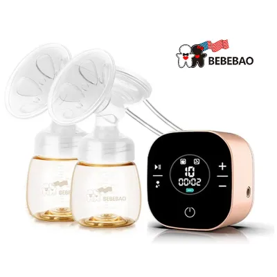 (SG Seller) Upgraded Version Bebebao 5020 Rechargeable Double Breast Pump PPSU Bottle Set