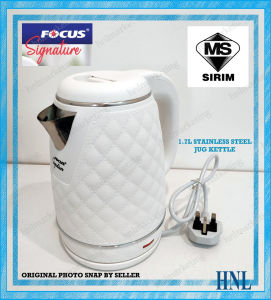 FOCUS SIGNATURE 1.7L STAINLESS STEEL JUG KETTLE ( AUTOMATIC )