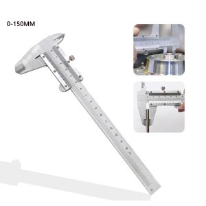 USEFUL TOOL Accuracy 0.02mm Vernier Calipers Metric High Precision Caliper Portable Carbon Steel Mircometer Gauge Measuring Tool