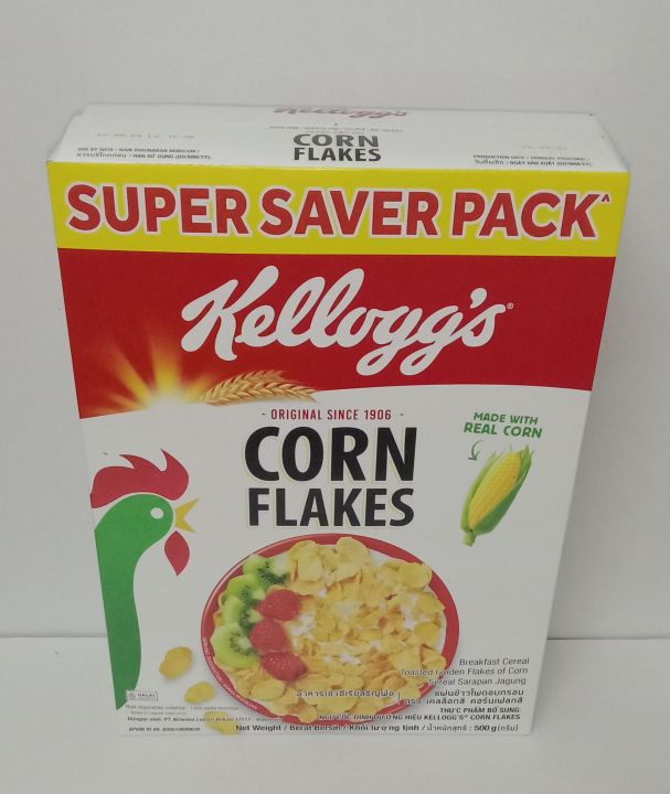 [Halal] Kellogg's Corn Flakes Original (500g) Lazada