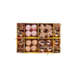 MAOMEI HOUSE Lấp lánh Bộ trang trí quả cầu Giáng sinh Nhựa Nhiều màu sắc Đồ trang trí treo Giáng sinh Thời trang Lễ hội Trang trí quả bóng Giáng sinh Trang trí Giáng sinh