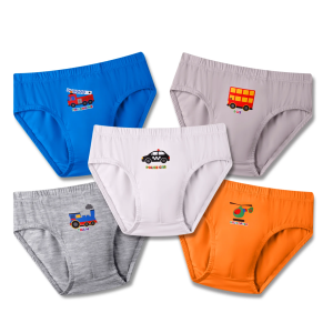Simply Life - Bamboo - Boys Briefs - Awesome Vehicle (5-Pack Set) Underwear (nett) Baby Clothing
