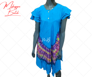 LG-XL Plus Size Batik   w/Sleeves  Pangbahay Daster for Women