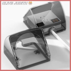 CISWGE 86 Type Outdoor Socket Protective Cover Bathroom Electric Plug Waterproof Cover Power Outlet Rainproof Box Electrical Supplies