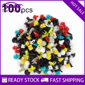 Samurry ✨Hot Sale✨ 100 cái bộ phổ hỗn hợp xe khác nhau nhựa đinh tán Fastener cửa đẩy pin tự động