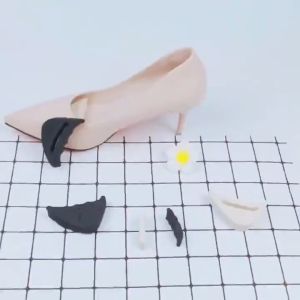 1 Pair Soft Foam Insole High Heel Shoes Pad Cushion Forefoot Insert Toe Plug Foot Heel Protector