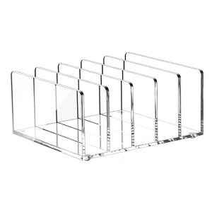Acrylic File Folder Holders Desk File Organizer Book Storage Shelf Magazine Rack Desk Accessories