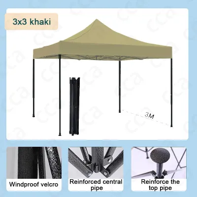 Outdoor Tent 3x4.5 with Cover Heavy Duty Waterproof Folding and Retractable Gazebo Canopy Tent