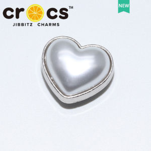 Metal jibbitz cross charm Shoe Buckle Silver Alloy Diamond White Bow Fashion Hole Shoes Accessories