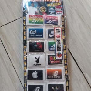 Deker Tangan Elite Hand Band Keren Motif One Piece Persib Persija Dan Logo Brand 1 Lembar Isi 14 Pcs