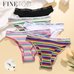 FINETOO 9 Pack Cotton Underwear for Women Sexy Low Nigeria