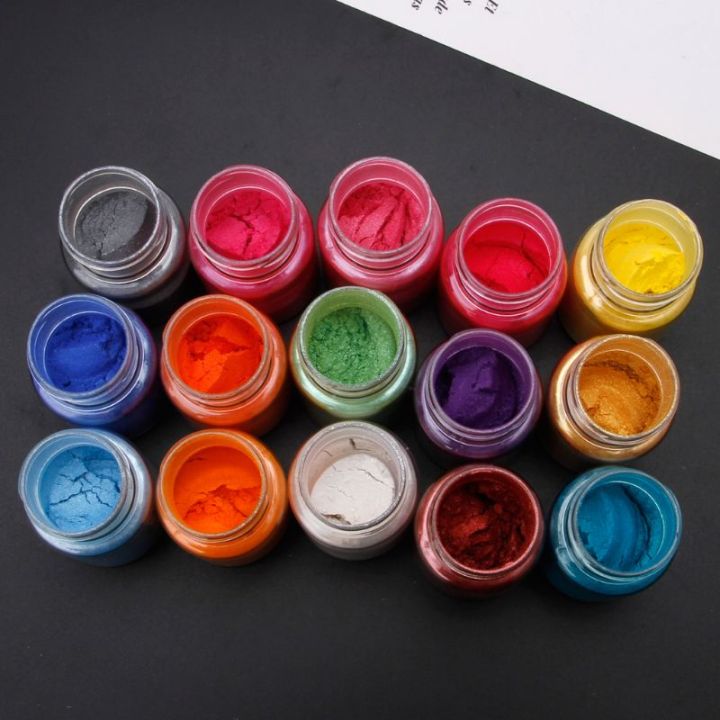 60 Color Mica Powder Set – Epoxy Resin Dye, Metallic Pearl Pigment, Non-Toxic, 4g Each