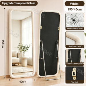 Full-Length Mirror Floor Mirror 3 Size With Stand Whole Body Mirror HD Full Body Mirror For Bedroom