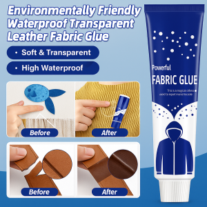 กาวผ้าปะแห้งเร็วอเนกประสงค์ มิตรกับสิ่งแวดล้อม มีความยืดหยุ่นดี กันน้ำและซ่อมตะเข็บได้ดี สำหรับเสื้อผ้าสิ่งทอหนังและผ้า ที่บ้านใช้งานง่าย ไม่ทําให้เสื่อมสภาพสิ่งของ