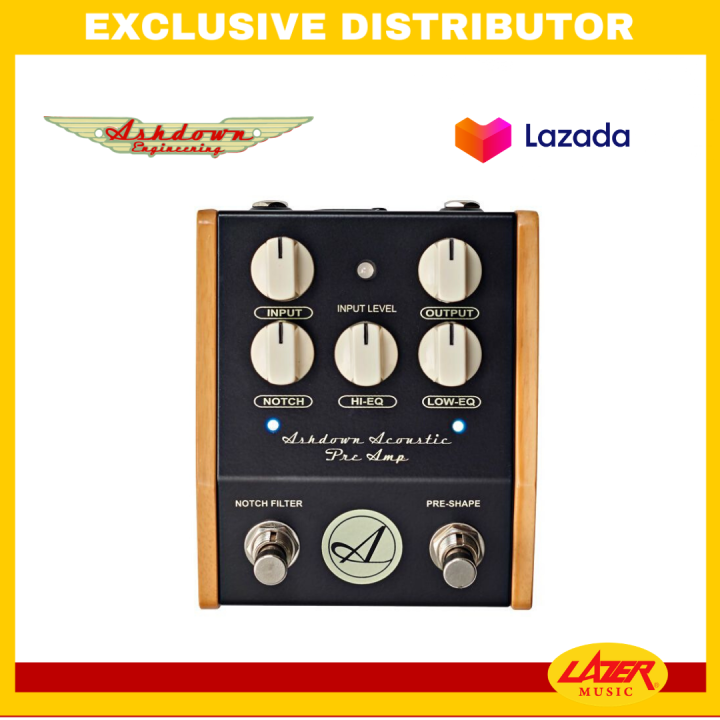 Ashdown AA Preamp Pedal Ashdown AA-PEDAL Pre-Amp Acoustic Pedal