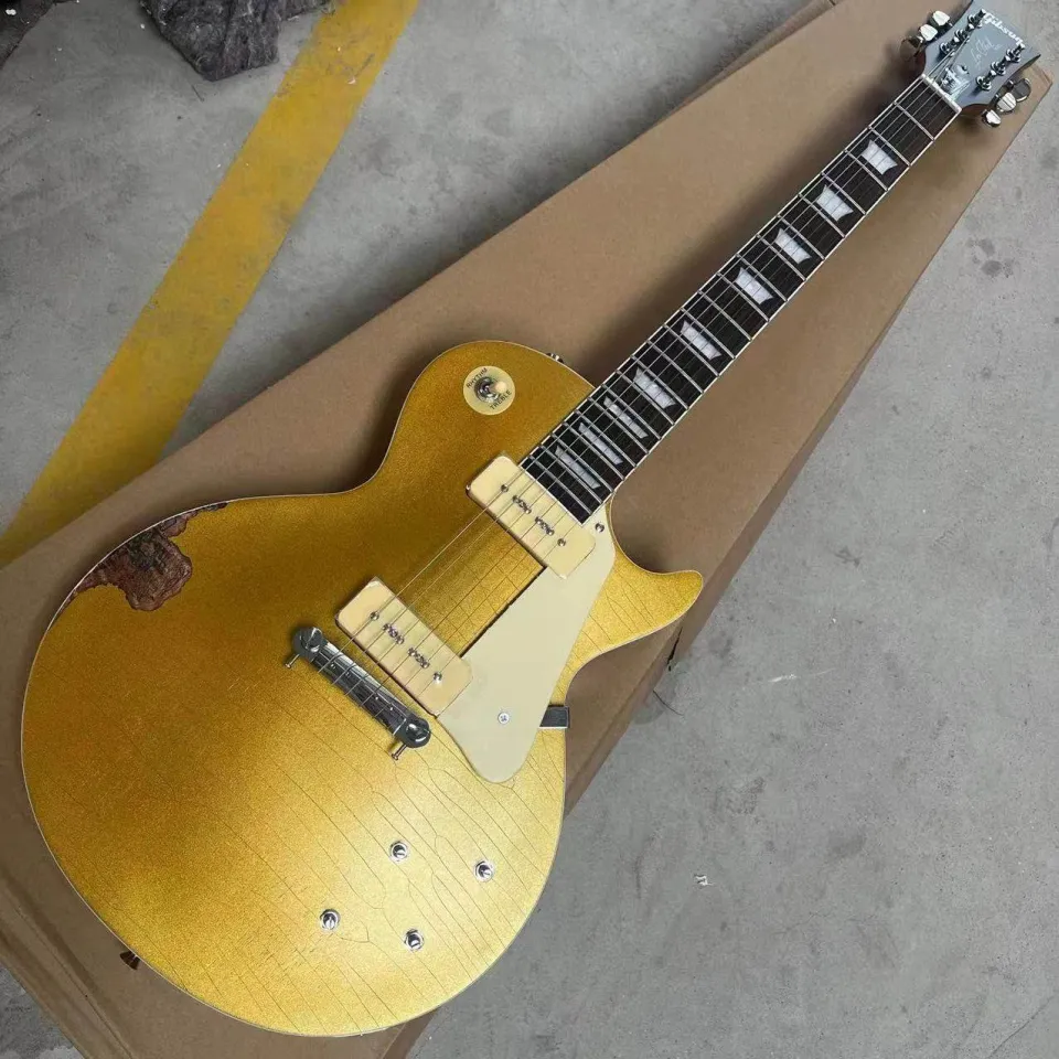 ギター Gibson Les Paul Standard Gold Top 2001 Gibson Custom Shop Historic Collection 1957 Les Paul Standard