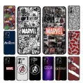 Avengers Case for Xiaomi Mi 12 11T 10T 11 10 10S Ultra Lite Pro Note10 5G Silicone Soft Black Phone Cover. 