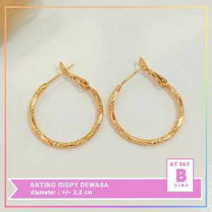 Nice Jewelry Anting Dewasa Gipsy polos Super Elegan Perhiasan Wanita Murah AT 367