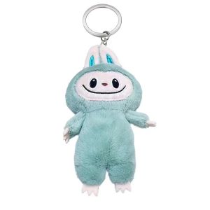 （พร้อมส่ง）Labubu พวงกุญแจ ห้อยกระเป๋า ลาบูบู้ ผู้หญิง ขนนุ่ม ขนาด 15 ซม
